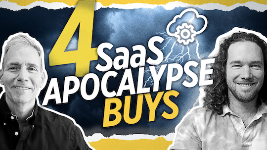 4 SaaS Apocalypse Buys